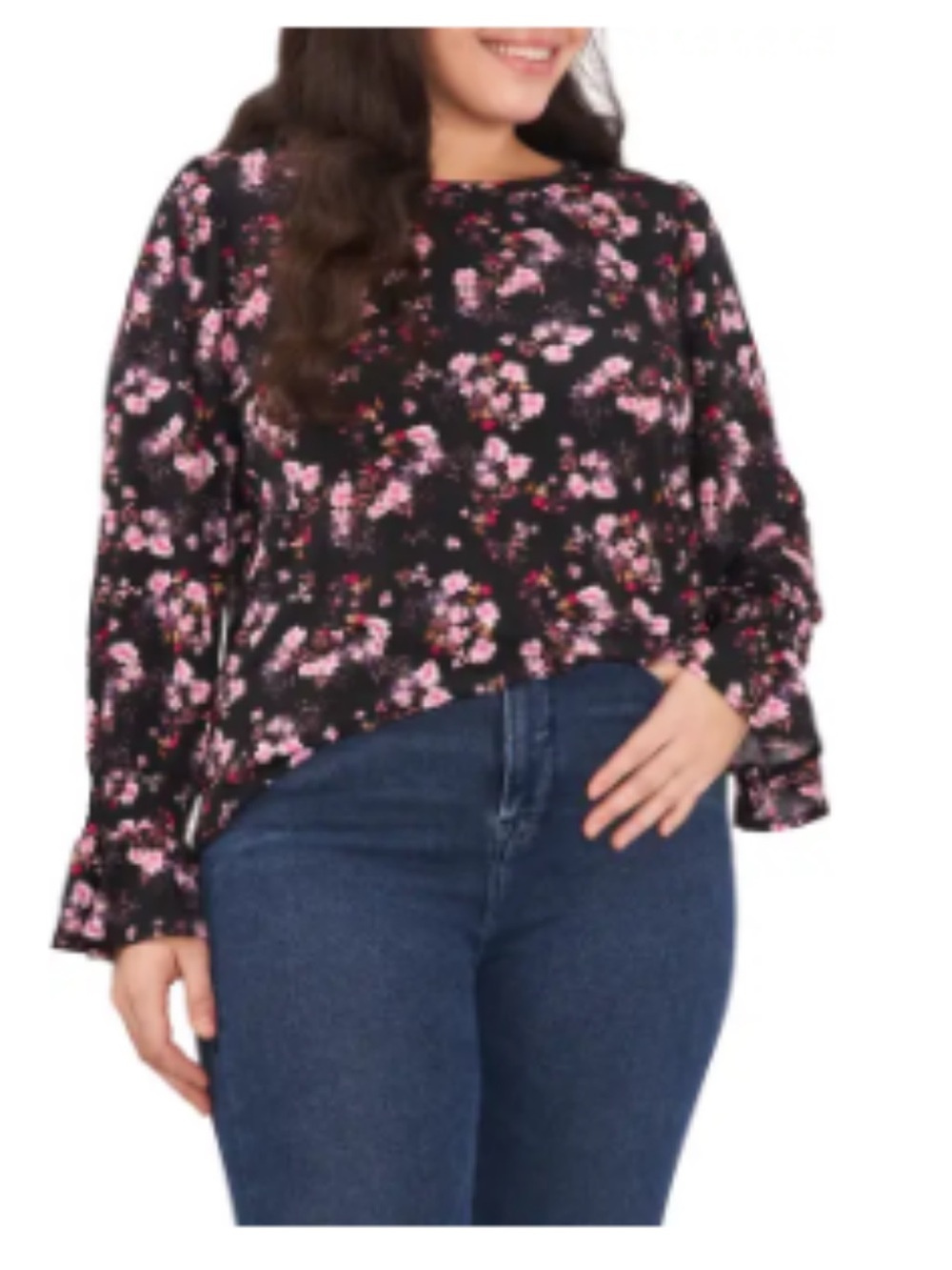 CeCe Floral Print Blouse #95